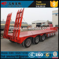 3 axle heavy duty low bed semi-trailer use for bulldozer,excavator